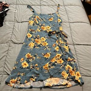 Blue Floral Dress